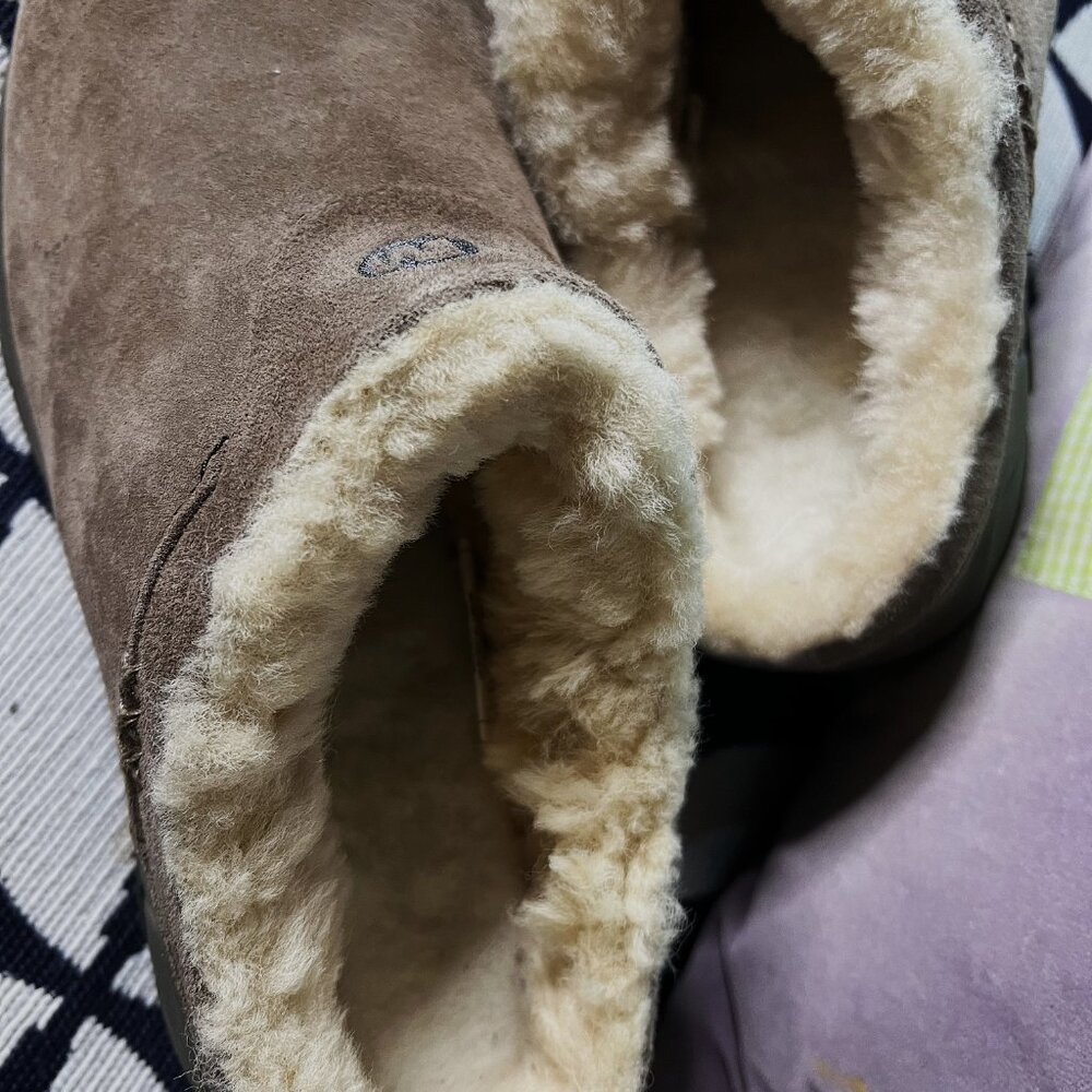 Merrell Encore Ice Slide Brown Clog Mule Sherpa W… - image 3